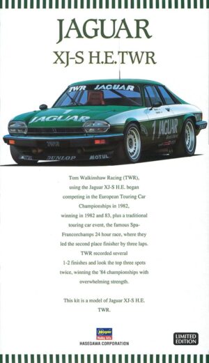 Jaguar XJ-S H.E. T.W.R. "European Toruing Car Championship winner 1982/1983 + SPA-Francorchamps 24H winner 1984"