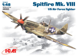 USAAF "United States Army Air Force" SAW Supermarine Spitfire Mk.VIII  Interceptor/Fighter aircraft