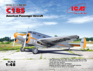 Beechcraft Model 18 "Tween Beech" C18S (Eight-seater)  Passenger transport aircraft