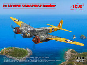 USAAF/RAF "United States Army Air Force-Royal Air Force" Junkers Ju 88A-4/A-5 "War prey"  Tactical/dive/torpedo bomber aircraft