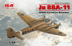 RLM "Luftwaffe" Junkers Ju 88A-11  Tactical/Dive/Torpedo bomber Night/heavy fighter reconnaissance aircraft