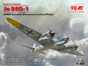 RLM "Luftwaffe" Junkers Ju 88D-1  Tactical/Dive/Torpedo bomber Night/heavy fighter reconnaissance aircraft