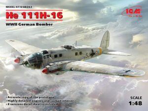 RLM "Luftwaffe" Heinkel He 111H-16  Medium/Heavy bomber aircraft