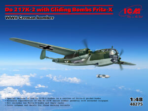 RLM "Luftwaffe" Flugzeugwerke Dornier Do 217K-2 "The Flying Pencil + Fritz-X guided bombs"  Medium-Heavy bomber/Night fighter reconaissance aircraft