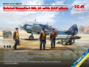 RAF "Royal Air Force" BAC Bristol Beaufort Mk.IA + RAF Pilots and ground personnel  Torpedo bomber/Multirole heavy fighter aircraft