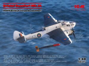RAFCC "Royal Air Force Coastal C0mmand" BAC Bristol Beaufort Mk.I  Torpedo bomber/Multirole heavy fighter aircraft
