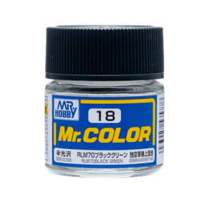 Mr.Hobby MR.COLOR 10ml - RLM70 Black Green (German Aircraft WWII)