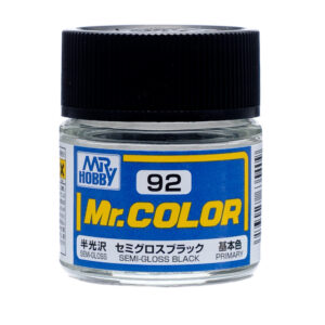 Mr.Hobby MR.COLOR 10ml - Semi-Gloss Black