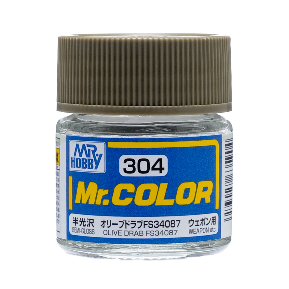Mr.Hobby MR.COLOR 10ml - Olive Drab FS34087 (Weapons, etc.)