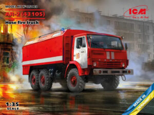 UF "Ukraine Firefighters" Kamaz Mod.43105 AR-2 6x6 1986 Mechanicized firehose layer firetruck