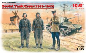 SAF "Soviet Armed Forces" WWII Figures - "Red Army" Tank crew set