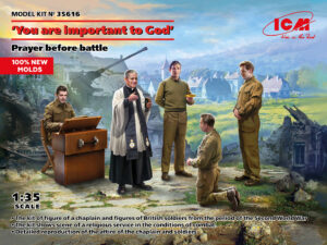 BA "British Army" WWII "You are important to God" British soldiers and chaplain set