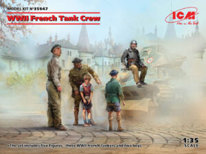 French Army "Armèe de Terre" WWII French Tank crew set