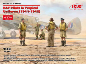 RAF "Royal Air Force" WWII RAF Pilots in Tropical uniforms set - "1941-1945"