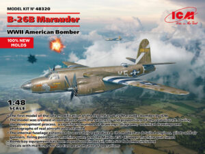 USAAF "United States Army Air Force" G.L. Martin Company Martin B-26B Marauder  Light bomber twin-engined aircraft