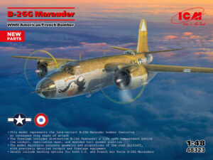 USAAF/FFAF "United States Army Air Force/Free France Air Force" G.L. Martin Company Martin B-26G Marauder  Light bomber twin-engined aircraft