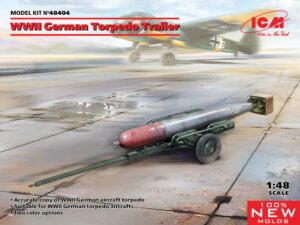 RLM "Luftwaffe" Silurificio Italiano LT Torpedo + trailer  Aerial Torpedo