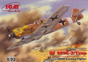 RLM “Luftwaffe” BFW Messerschmitt Bf 109E-7/TROP  Fighter aircraft