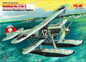 RLM "Luftwaffe" Heinkel He 51B-2  Bi-plane floatplane fighter/reconaissance aircraft