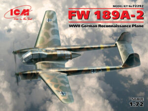 RLM "Luftwaffe" Focke-Wulf Fw 189A-2 UHU Reconaissance twin-boom aircraft
