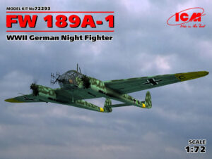 RLM "Luftwaffe" Focke-Wulf Fw 189A-1 UHU Night fighter twin-boom aircraft
