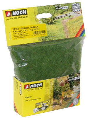 NOCH Landscaping  -  Erba statica 50g H.6mm  "Erba spontanea - verde chiaro"