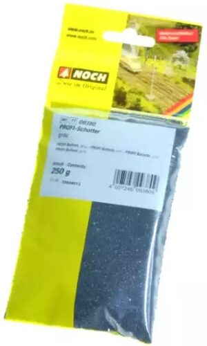 NOCH Landscaping  -  250g Pietrisco per massicciata/ballast PROFI grigio