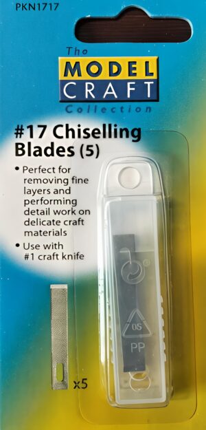 Model Craft Classic "Chiselling" blades 5pcs - Lame "Scalpello" 5pz