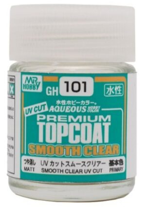 Mr.Hobby AQUEOUS 18ml - PREMIUM TOP COAT SMOOTH Clear III "UV Cut" - Matt