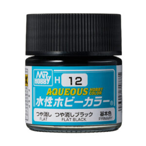 Mr.Hobby AQUEOUS 10ml - Flat Black
