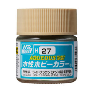 Mr.Hobby AQUEOUS 10ml - Light Brown (Tan) (Ship's Deck)
