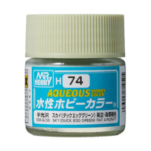 Mr.Hobby AQUEOUS 10ml - Sky (Duck Egg Green) (RAF Aircraft)