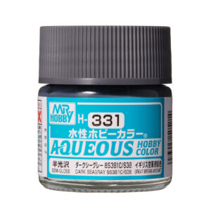 Mr.Hobby AQUEOUS 10ml - Dark Seagray BS381C/638 (Great Britain Aircraft)