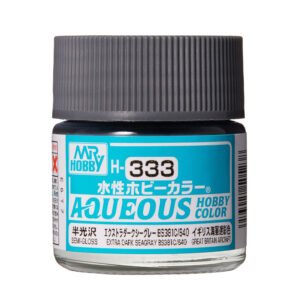 Mr.Hobby AQUEOUS 10ml - Extra Dark Seagray BS381C/640 (Great Britain Aircraft)