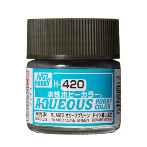 Mr.Hobby AQUEOUS 10ml - RLM80 Olive Green (LUFTWAFFE Aircraft)