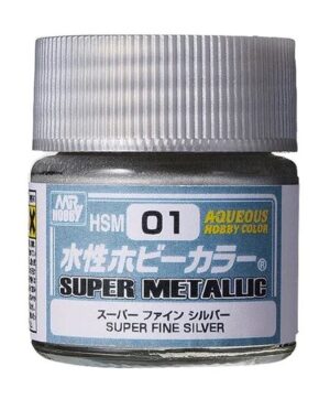 Mr.Hobby AQUEOUS 10ml - SUPER METALLIC II - Fine Silver