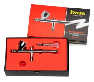 Iwata REVOLUTION HP-CR R3(0.3) Gravity Feed Double-Action + 7ml cup