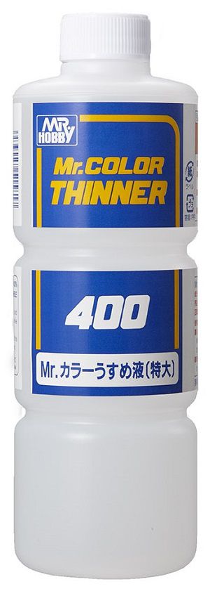 Mr.Hobby Mr.COLOR "Thinner 400ml ONLY for Mr.COLOR paints" - "Diluente 400ml SOLO per vernici Mr.COLOR"