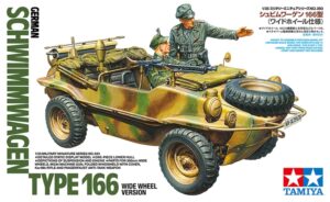 Wehrmacht-HEER Volkswagen Type166 Schwimmwagen Pkw.K2s "Wide wheels version" + MG34 machine gun 4x4 Amphibious light utility vehicle