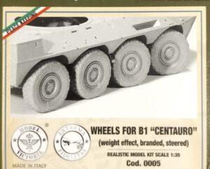 E.I. “Esercito Italiano” Ruote per CENTAURO B1 "Marchiate, sterzate e deformate per peso"