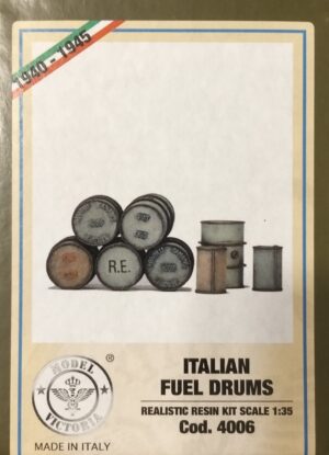 RE “Regio Esercito” WWII Barili Italiani carburante