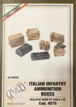 RE “Regio Esercito” WWII Scatole munizioni Fanteria Italiana